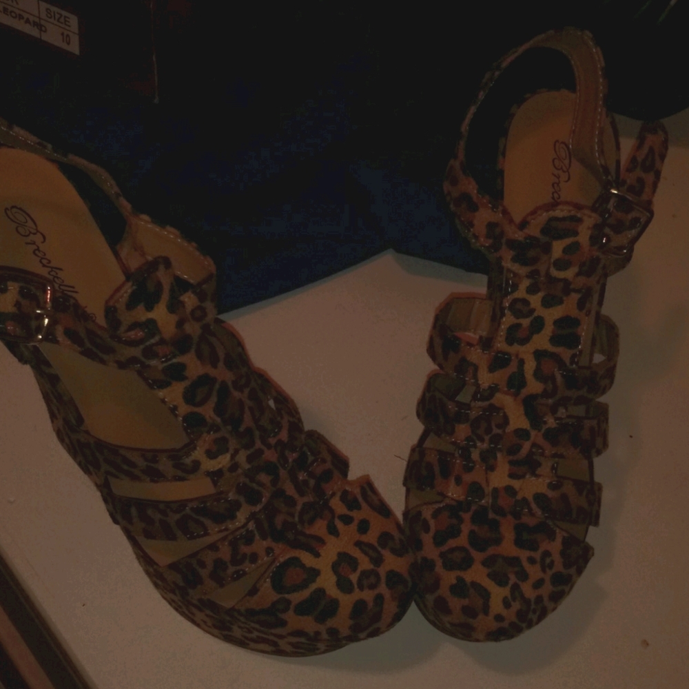 Leopard Print Heels